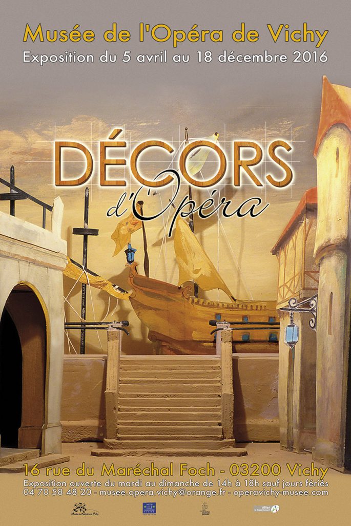 Exposition 2015-2016 Décors d'Opéra - Affiche