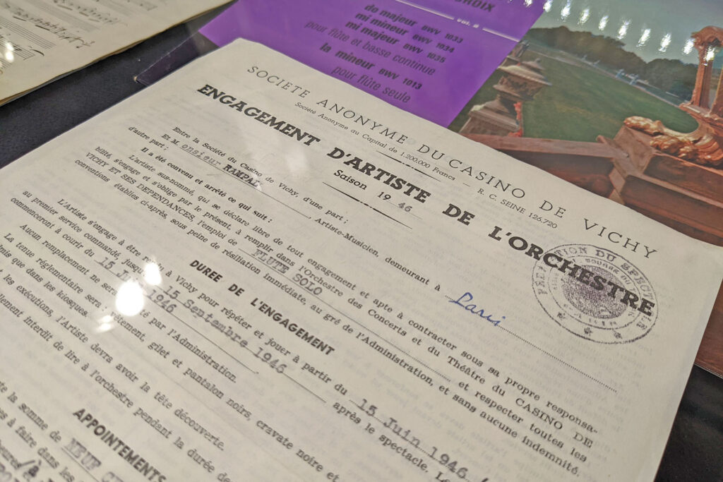 Exposition Jean-pierre Rampal et les solistes de l'Orchestre du Grand Casino de Vichy